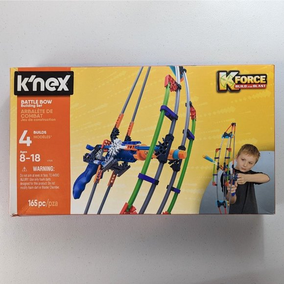K’NEX Battle Bow Building Set K-Force Build And Blast - 100% Complete - Picture 1 of 10